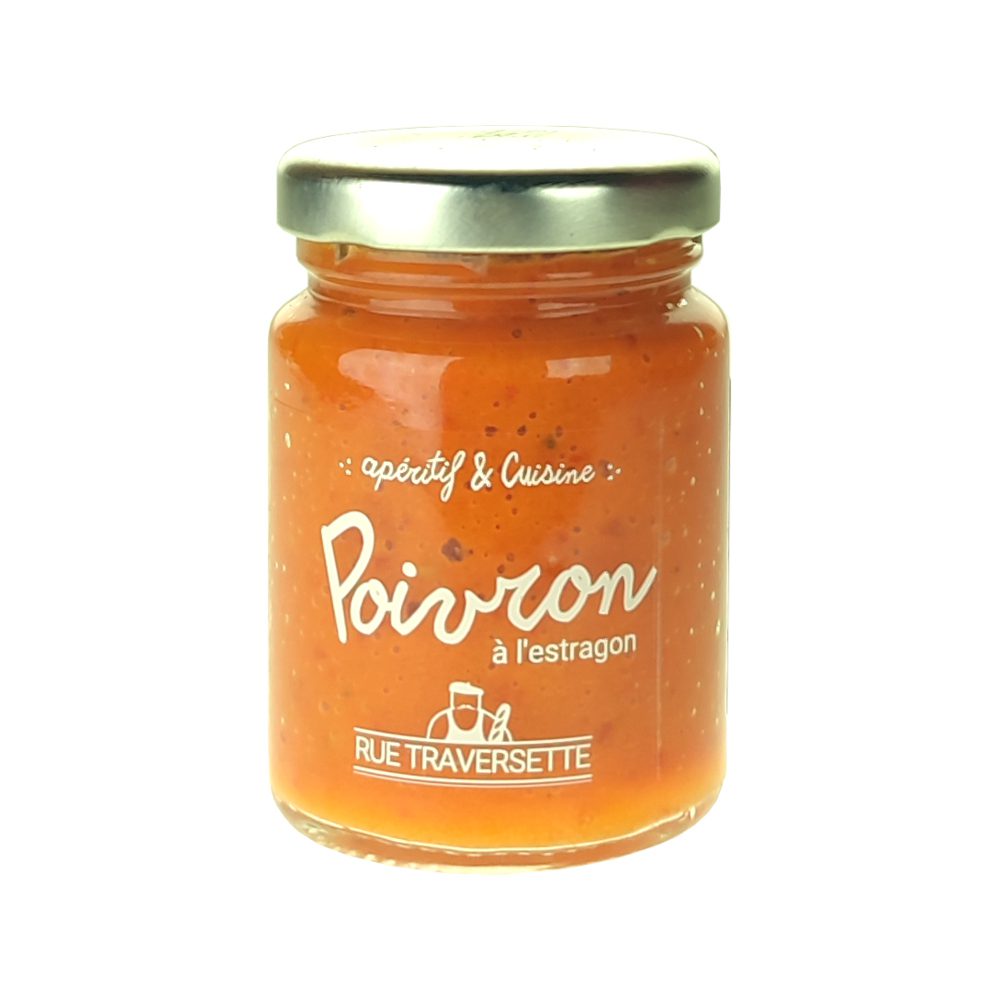 Les Indispensables Poivron à l'Estragon 90g Rue Traversette